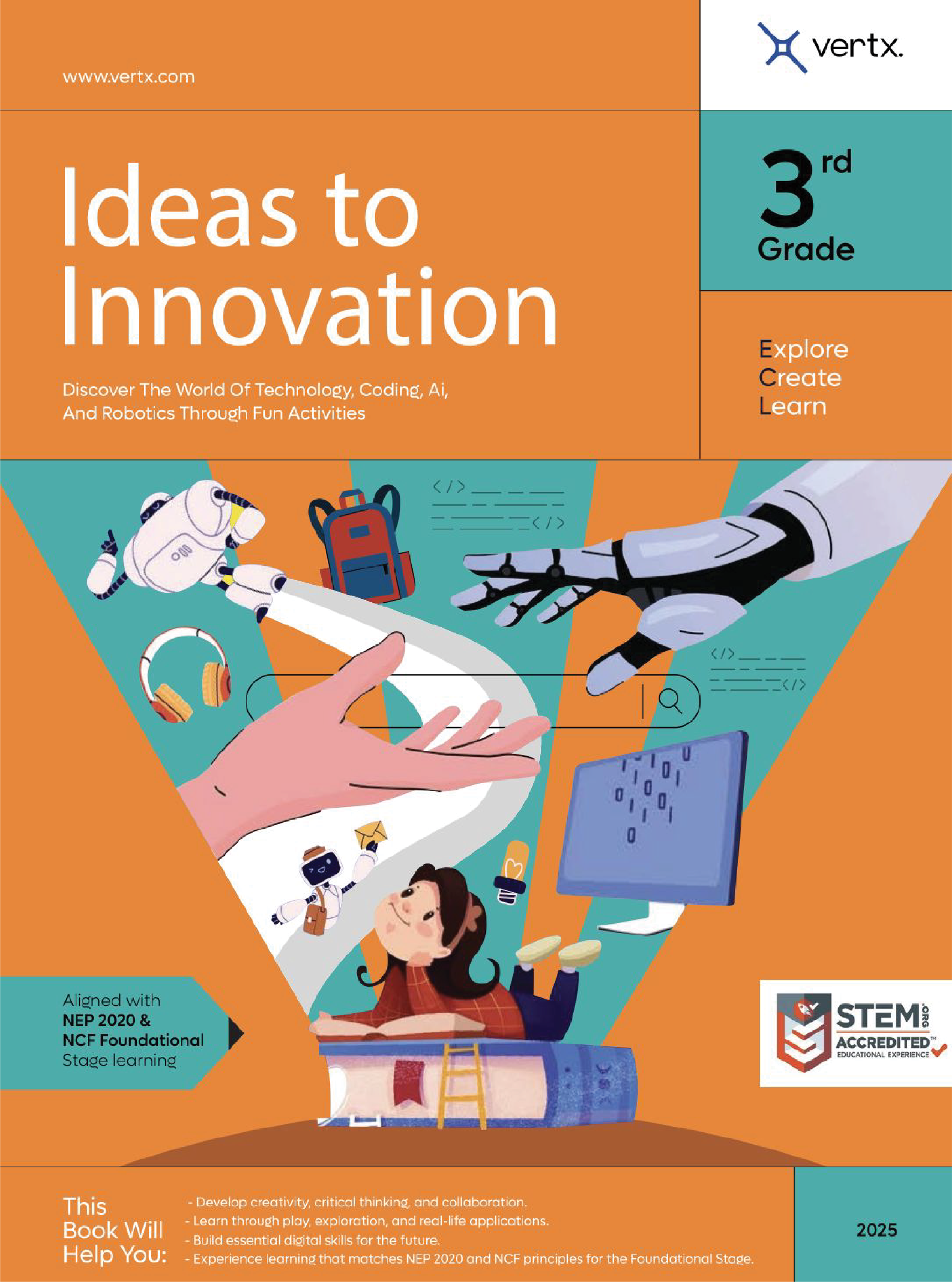 Ideas to Innovation – Grade 4 textbook cover